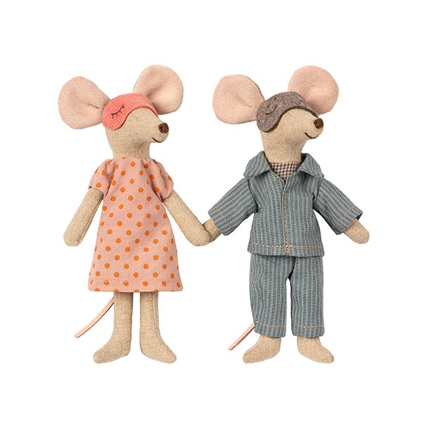maileg おやすみ　ネズミの夫婦